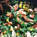 みよ～'s cooksnap of when they made にんじんの葉とコーンのバター炒め.