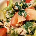 クックGG1AYL☆'s cooksnap of when they made ごま風味、ほうれん草とトマトのサラダ.