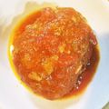 じゅんぽん's cooksnap of when they made 簡単トマト煮込みハンバーグ.