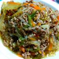 ユーロン's cooksnap of when they made お肉と野菜の旨みを注入♪甘辛いチャプチェ.