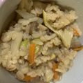 スノーディッシュ's cooksnap of when they made ゴボウ入り鶏炊き込みご飯（2合）.