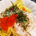 はみんぐらいふ's cooksnap of when they made 絶品！たらこクリームパスタ。.