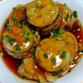 ふみこばあ's cooksnap of when they made 茄子のはさみ揚げあんかけ.