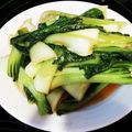 nana_tenjo's cooksnap of when they made チンゲン菜の炒め物☆中華料理店の味.
