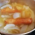 ハニイとムサシ's cooksnap of when they made 玉ねぎとウィンナーとコーンのスープ♪.