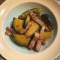 もぐとっぽ's cooksnap of when they made かぼちゃとベーコンのバター醤油炒め.