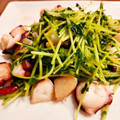 子持ちKONBU's cooksnap of when they made 豆苗とタコのガーリック炒め.