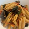 和風ツナマヨ's cooksnap of when they made 茄子とバジルのトマトパスタ。.