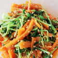 ☆RTK's cooksnap of when they made 簡単☆人参と豆苗の胡麻和え♪.
