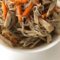 さゆゆゆこ's cooksnap of when they made ごぼうと白滝の煮物 食物繊維豊富な常備菜.
