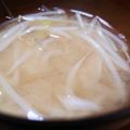 ﾋﾟﾛﾐ♡'s cooksnap of when they made 超シンプル。もやしのみそ汁.