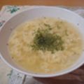 くっくのん's cooksnap of when they made 簡単パルメザンチーズのフワフワスープ♪.