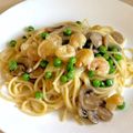 ●紅一点ママ's cooksnap of when they made 海老の和風クリームパスタ.