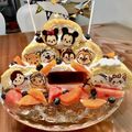 ましたこ's cooksnap of when they made ツムツムケーキ♡.