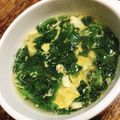 ちゃちゃまる26's cooksnap of when they made ＊モロヘイヤと卵のスープ＊.