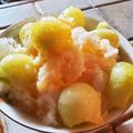 ダッフィーニーうに's cooksnap of when they made メロンのかき氷.