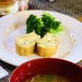 Harumie's cooksnap of when they made 明石焼き風味のだし巻き卵焼き.