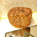 komutatata's cooksnap of when they made ♡【HB】チョコクリスピー 食パン ♡.