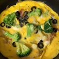 ましゅまろさんと's cooksnap of when they made ブロッコリーとエノキのフライパンオムレツ.