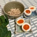 サヤスカマカン's cooksnap of when they made 塩煮玉子.