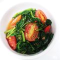みたらしZ's cooksnap of when they made モロヘイヤとトマトのおひたし.