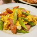 アイリッシュショコラ's cooksnap of when they made 簡単♪卵とウインナーとアスパラの炒め物♪.