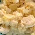 chiko♫'s cooksnap of when they made 離乳食中期。3分で鶏ひき肉の親子丼.