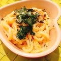 ONE★MAYU★'s cooksnap of when they made * 明太マヨうどん *.