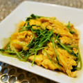 アイリッシュショコラ's cooksnap of when they made 簡単♪豆苗と卵のオイスターソース炒め☆.