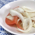 Hrnzm's cooksnap of when they made つわりにも！トマトと玉ねぎのマリネ.