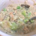 yukapi☻'s cooksnap of when they made オートミールで鮭の和風クリームリゾット.