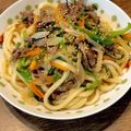 ばたみそーぱん☆'s cooksnap of when they made プルコギ焼きうどん.