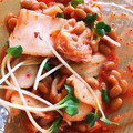 リトル黒豆マーメイド's cooksnap of when they made キムチとかいわれ大根の納豆あえ♪.