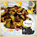 海理ママ's cooksnap of when they made なすと豚こま♡甘辛焼肉炒め.