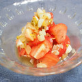 バカリャウ's cooksnap of when they made トマトの搾菜＆らっきょうで甘酢和え.
