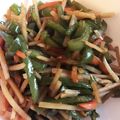 ☆しいたんママ☆'s cooksnap of when they made セロリとピーマン野菜たっぷりきんぴら.