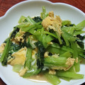 クックVOY1Q3☆'s cooksnap of when they made 小松菜の卵とじ.