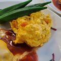 ｸﾏﾘｴ's cooksnap of when they made クリーミー☆かぼちゃと卵のサラダ.
