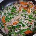 すかいmama☆'s cooksnap of when they made シャキシャキもやしバラ肉炒め.