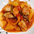 虎徹のママ's cooksnap of when they made 【スペイン料理】マグロのバスク風煮込み.