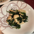 ☆蓮姫☆'s cooksnap of when they made ほうれん草と鳥ささ身のガーリック醤油炒め.