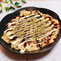旦那は皿洗い's cooksnap of when they made おひとりさまのじゃがいもでお好み焼風.