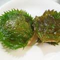 由芽15's cooksnap of when they made カニカマとはんぺんの大葉はさみ焼き.