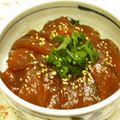 youtapapa's cooksnap of when they made 簡単♡絶品♡マグロの漬け丼.