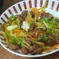 みぃまぃ's cooksnap of when they made 鶏レバーと野菜のオイスター炒め♪.