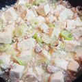 monjimari's cooksnap of when they made ふたりご飯 塩麻婆豆腐.