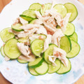 いなぬ's cooksnap of when they made 【病院】胡瓜とささみの梅あえ【給食】.
