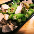 hiroのズボラ飯's cooksnap of when they made ゴーヤとおくらの夏炒り豆腐.