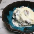 ひつじ・×・'s cooksnap of when they made 濃厚♥ヨーグルトレーズンあいす★.