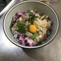 M順コ's cooksnap of when they made イカのねばねば桜どんぶり♡.
